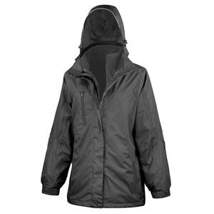 Result Womens/Ladies Journey 3 in 1 Soft Shell Jacket / Black
